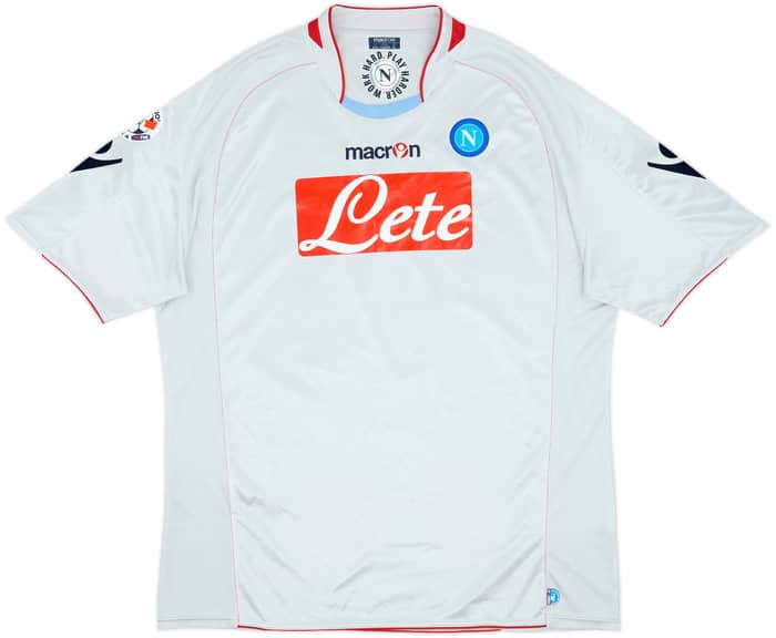 2009-10 Napoli Away Shirt Lavezzi #7 - 9/10 - (XXL)