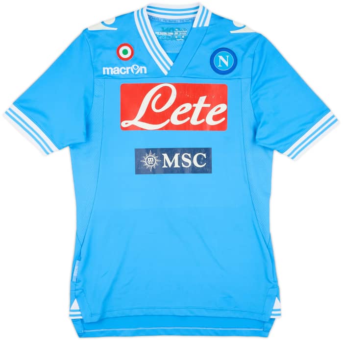 2012-13 Napoli Home Shirt Cavani #7 - 6/10 - (L)