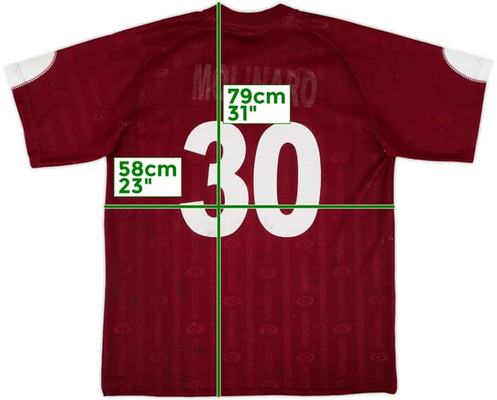 2004-05 Salernitana Home Shirt Molinaro #30 - 4/10 - (L)