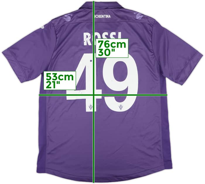 2013-14 Fiorentina Home Shirt Rossi #49 - 5/10 - (M)