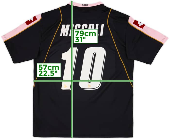 2008-09 Palermo Third Shirt Miccoli #10 - 5/10 - (XXL)