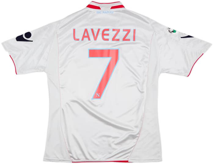 2009-10 Napoli Away Shirt Lavezzi #7 - 8/10 - (L)