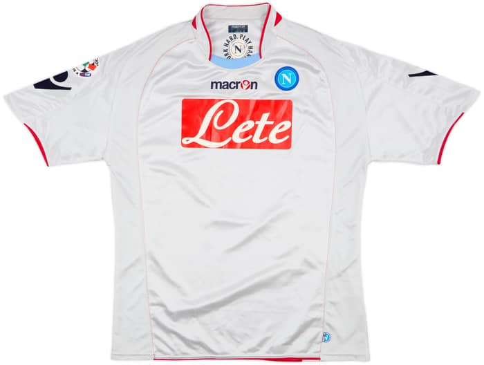 2009-10 Napoli Away Shirt Lavezzi #7 - 8/10 - (L)