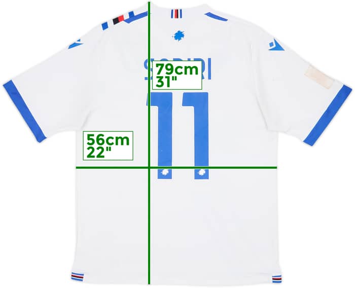 2021-22 Sampdoria Away Shirt Sabiri #11 - 5/10 - (XL)