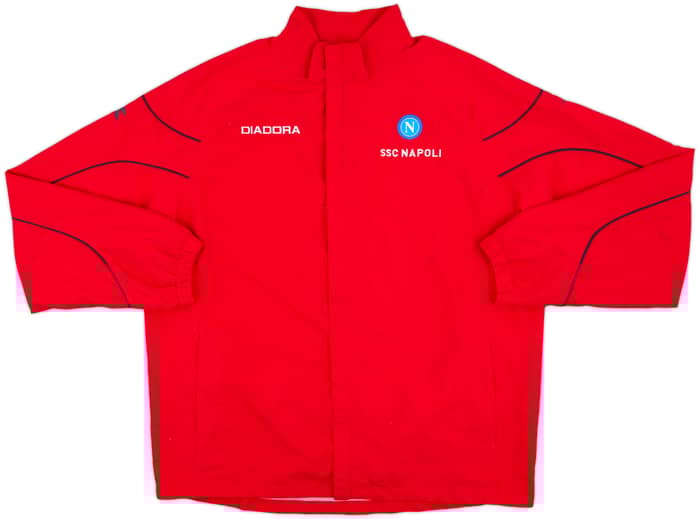 2007-08 Napoli Diadora Track Jacket - 9/10 - (XL)