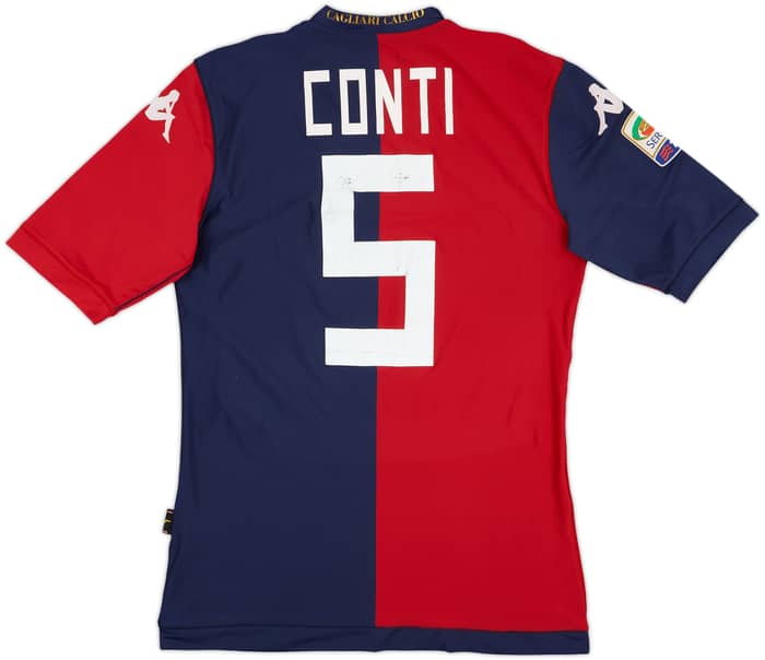 2012-13 Cagliari Home Shirt Conti #5 - 5/10 - (L)