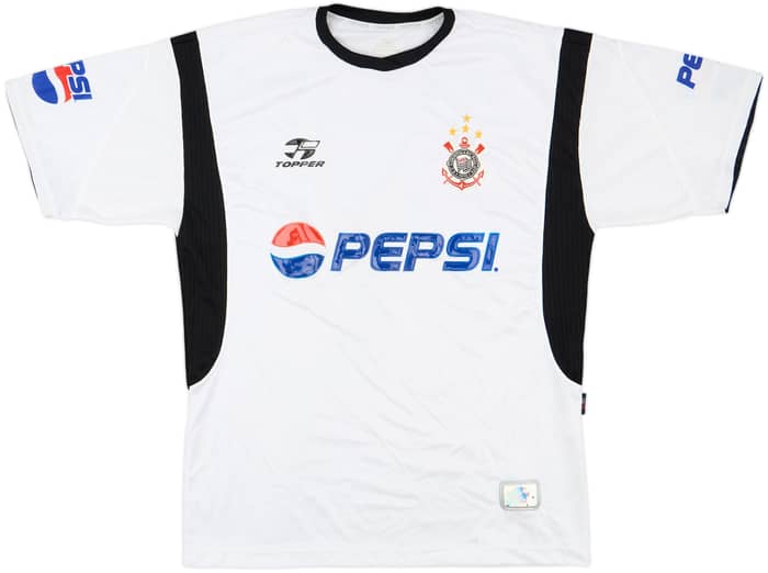 2002-03 Corinthians Home Shirt #7 - 5/10 - (L)