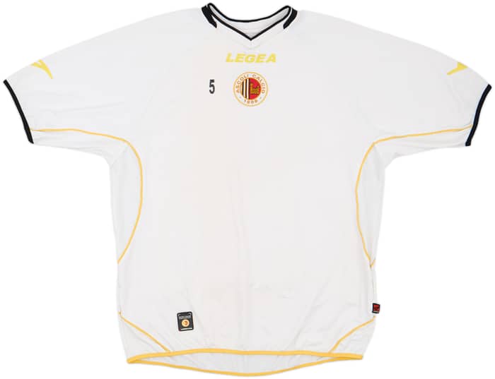 2007-08 Ascoli Legea Player Issue Training Shirt #5 - 8/10 - (XL)