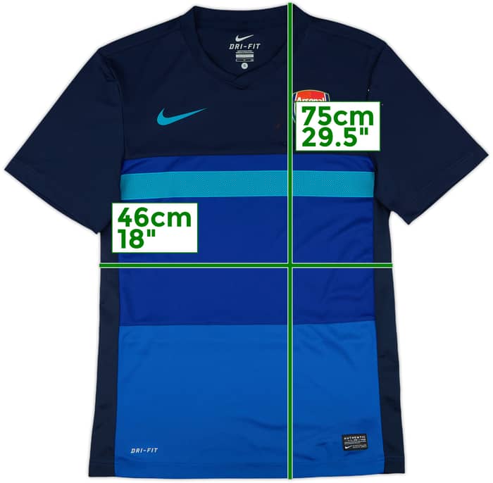 2011-12 Arsenal Nike Training Shirt - 4/10 - (S)