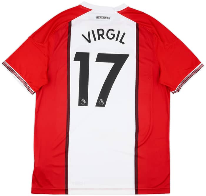 2017-18 Southampton Home Shirt Virgil #17 - 8/10 - (XL)