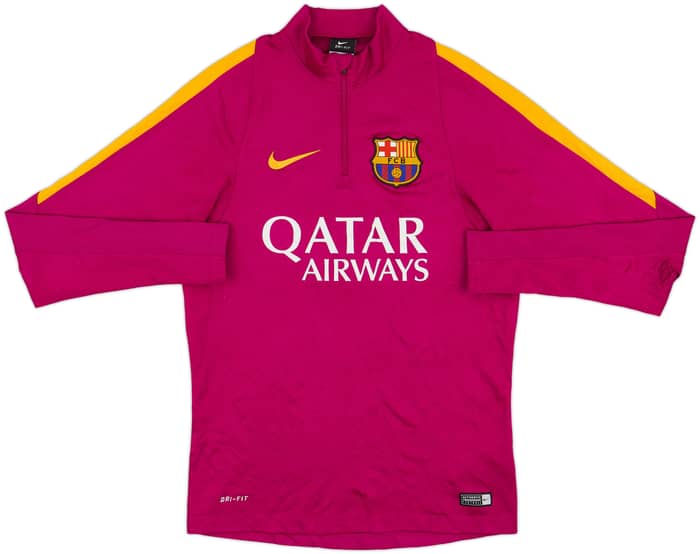 2016-17 Barcelona Nike 1/4 Zip Drill Top - 4/10 - (S)