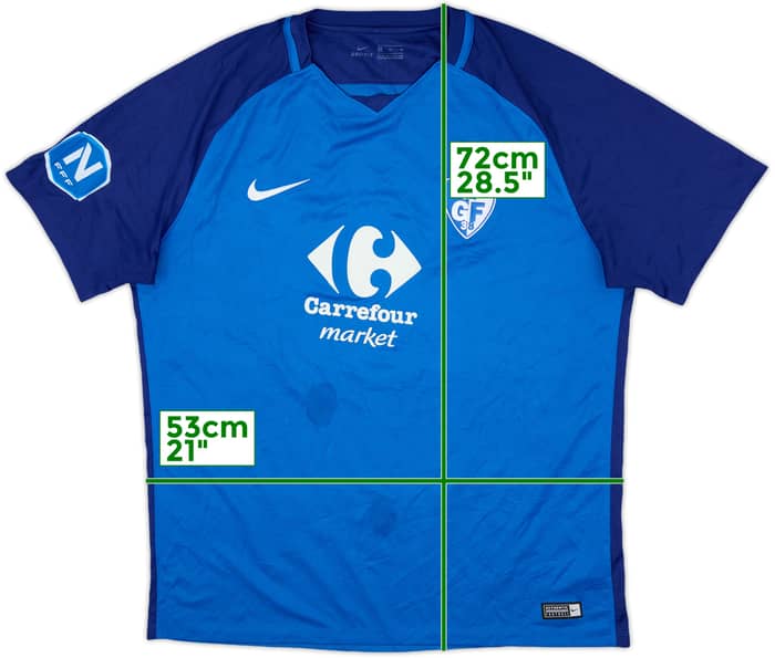 2017-18 Grenoble Foot Home Shirt - 7/10 - (XL)