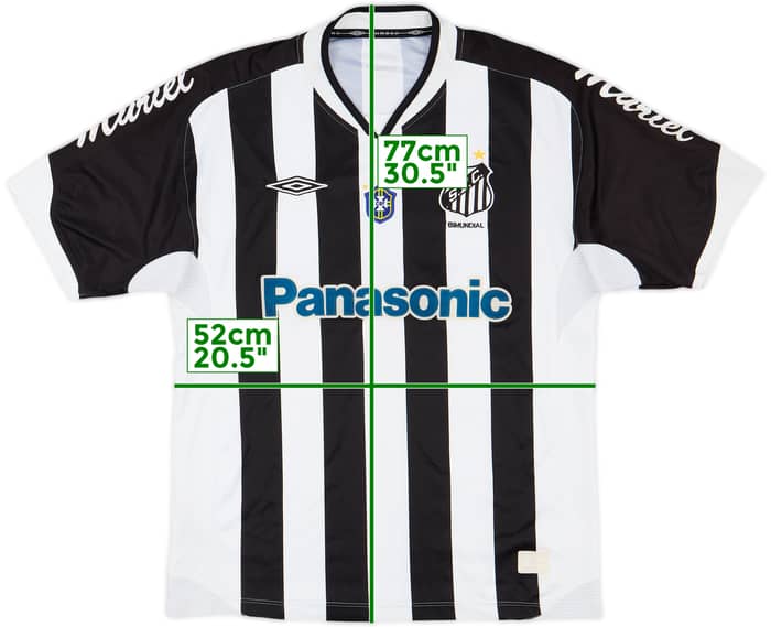 2005 Santos Away Shirt #7 - 5/10 - (M)