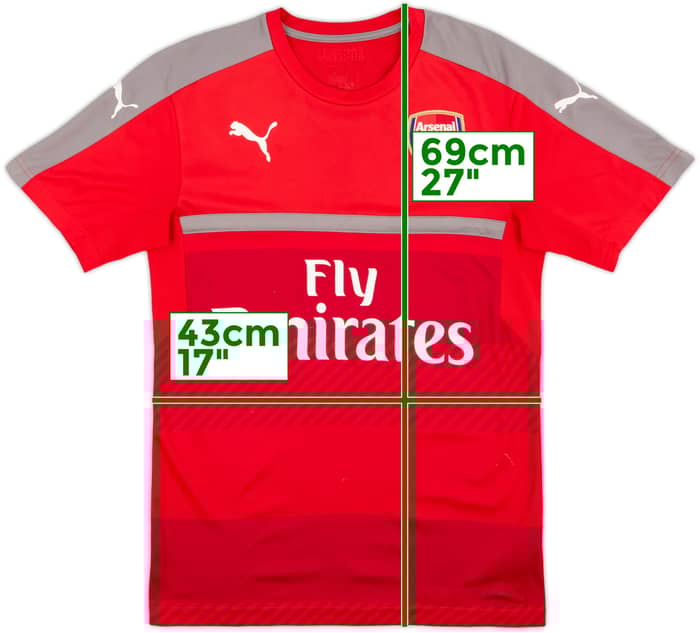 2016-17 Arsenal Puma Training Shirt - 7/10 - (S)