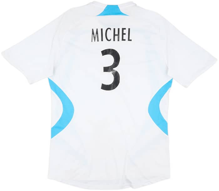 2007-08 Olympique Marseille Home Shirt Michel #3 - 4/10 - (L)
