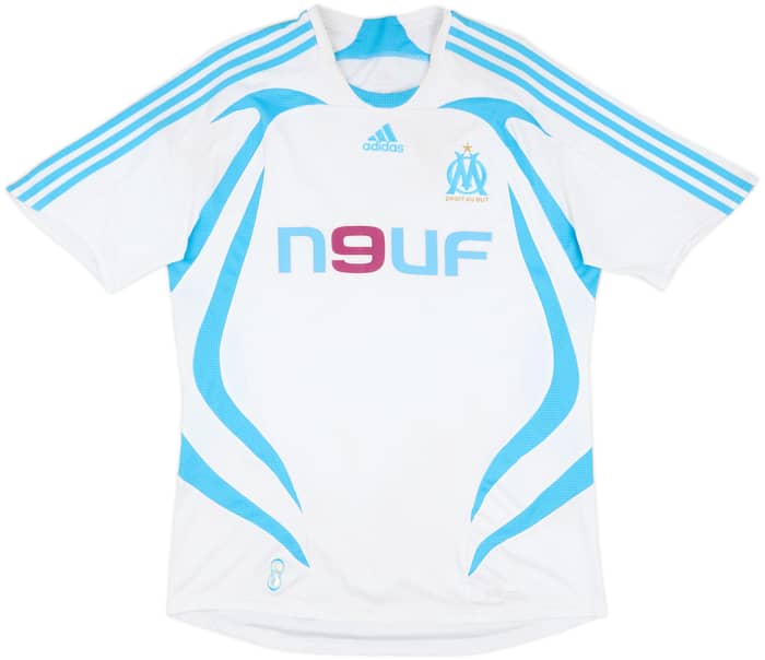 2007-08 Olympique Marseille Home Shirt Michel #3 - 4/10 - (L)