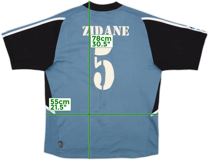 2001 Real Madrid Third Shirt Zidane #5 - 4/10 - (M)