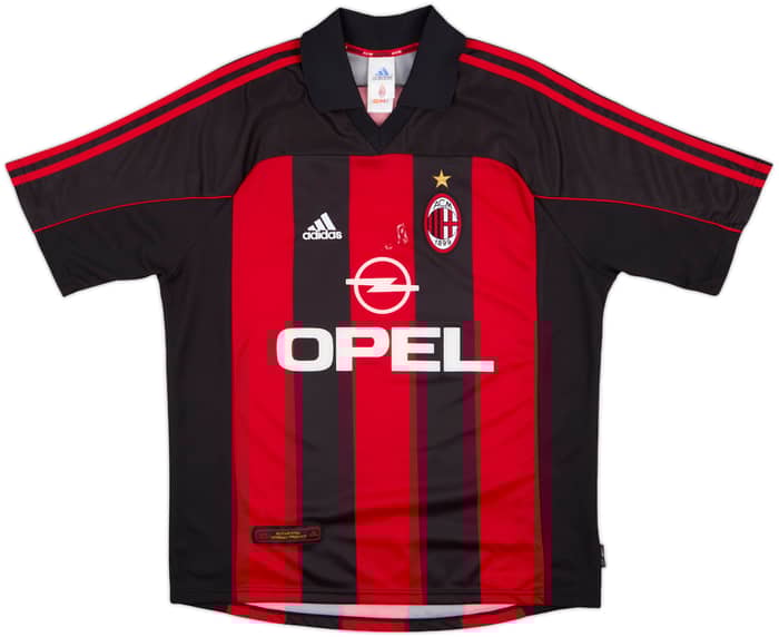 2000-02 AC Milan Home Shirt Shevchenko #7 - 7/10 - (L)