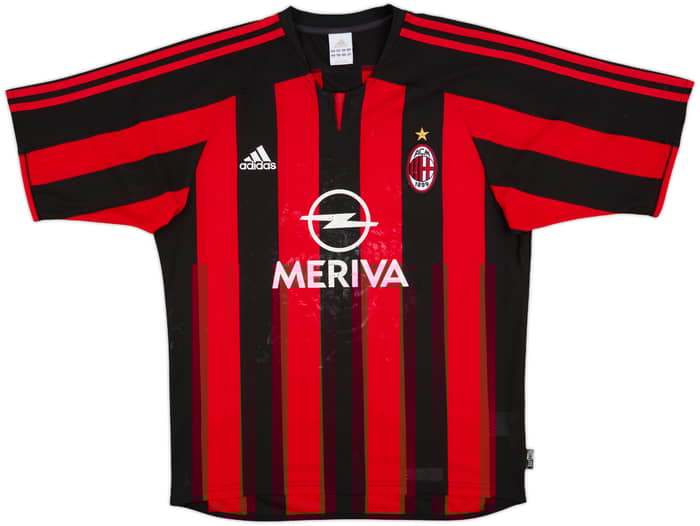 2003-04 AC Milan Home Shirt - 4/10 - (M)