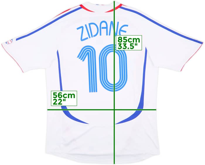 2006 France Away Shirt Zidane #10 - 6/10 - (XL)