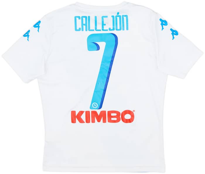 2016-17 Napoli Away Shirt Callejon #7 - 6/10 - (S.Boys)