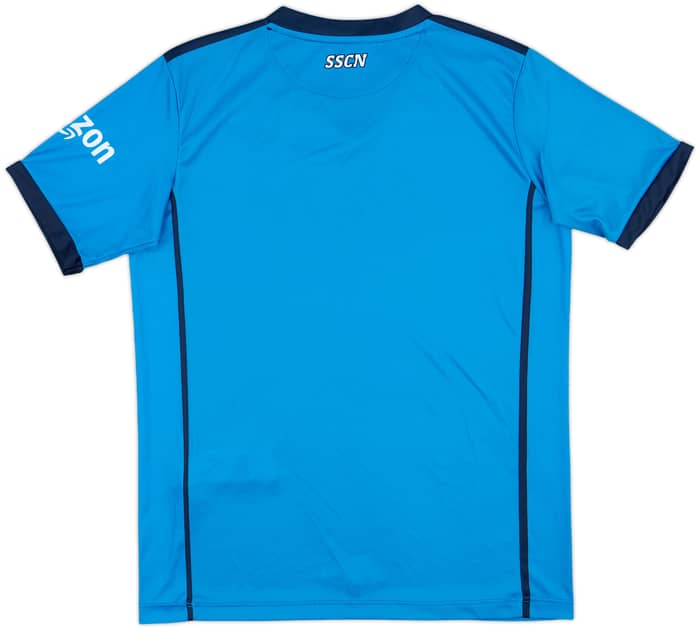 2021-22 Napoli Home Shirt - 10/10 - (L.Boys)