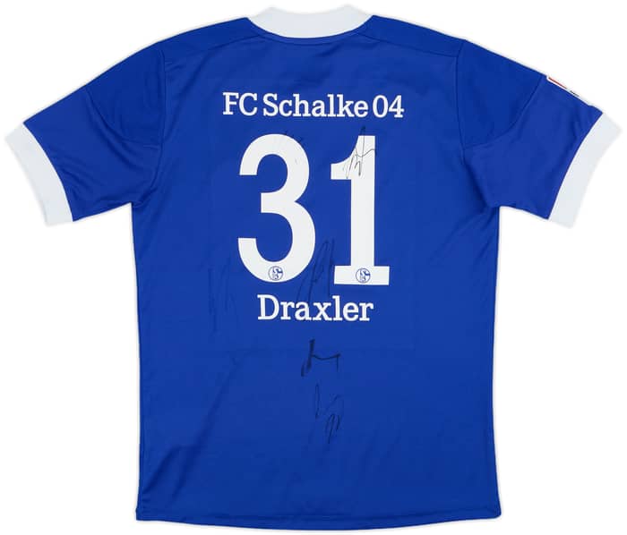 2012-14 Schalke Signed Home Shirt Draxler #31 - 8/10 - (M.Boys)