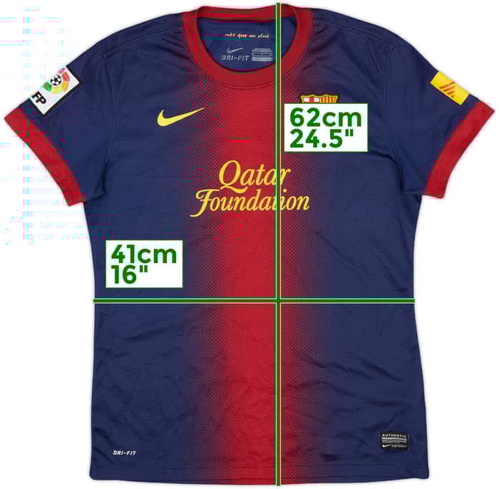 2012-13 Barcelona Home Shirt - 8/10 - (Women's S)