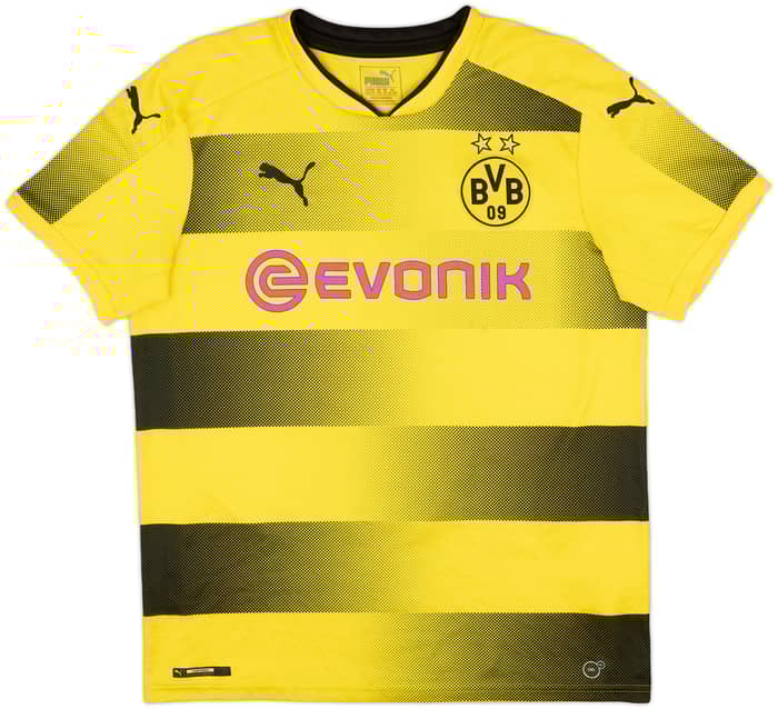 2017-18 Borussia Dortmund Home Shirt Sancho #7 - 8/10 - (XL.Boys)