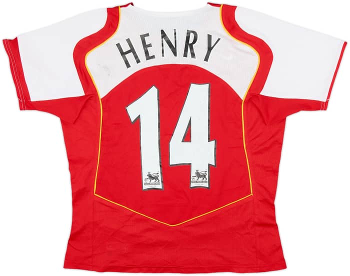 2004-05 Arsenal Home Shirt Henry #14 - 5/10 - (Women's M)