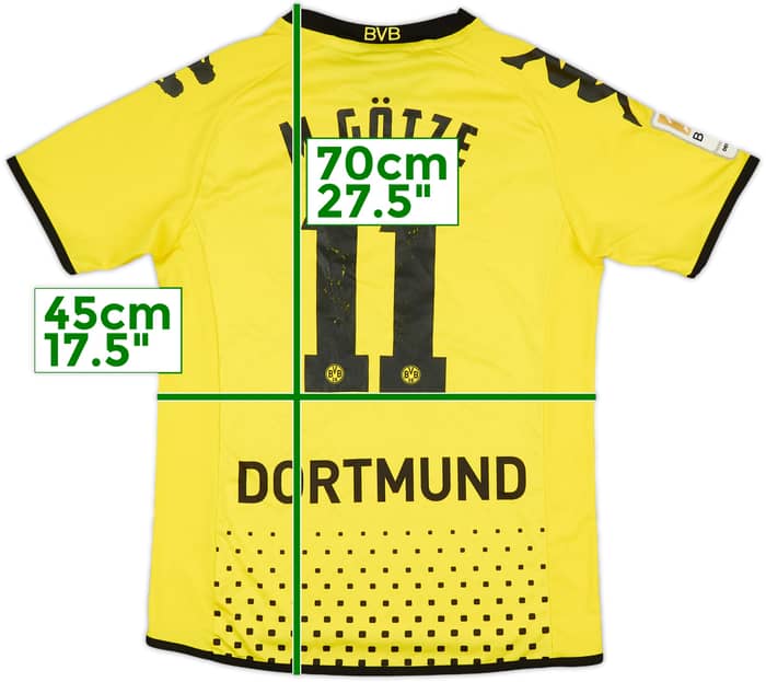 2011-12 Borussia Dortmund Home Shirt M.Gotze #11 - 6/10 - (L.Boys)