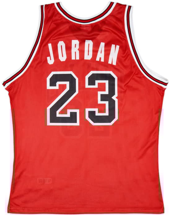1991-98 Chicago Bulls Jordan #23 Champion Away Jersey - 9/10 - (XL)