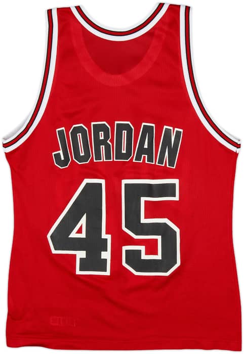 1995 Chicago Bulls Jordan #45 Champion Away Jersey - 6/10 - (M)