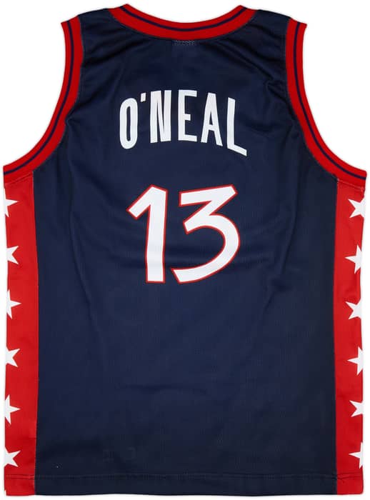 1996-99 USA O'Neal #13 Champion Away Jersey - 9/10 - (XL)