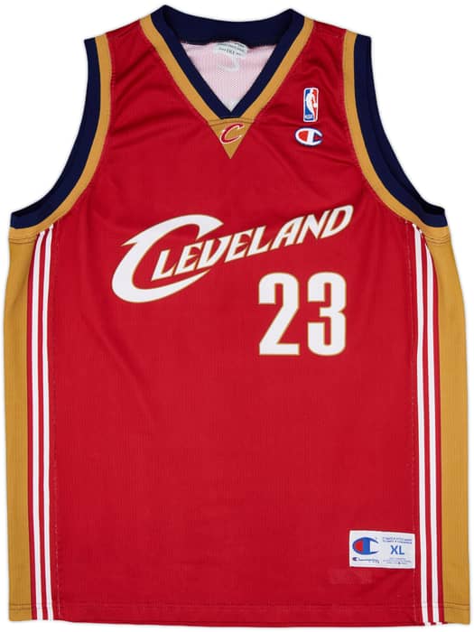 2003-10 Cleveland Cavaliers James #23 Champion Away Jersey - 9/10 - (XL)
