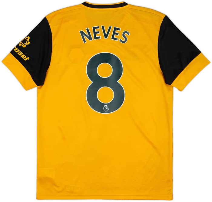 2020-21 Wolves Home Shirt Neves #8 - 8/10 - (M)