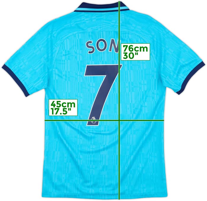 2019-20 Tottenham Third Shirt Son #7 - 8/10 - (S)