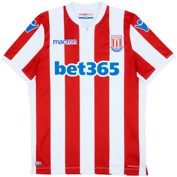 2018-19 Stoke City Home Shirt Allen #4 - 9/10 - (S)