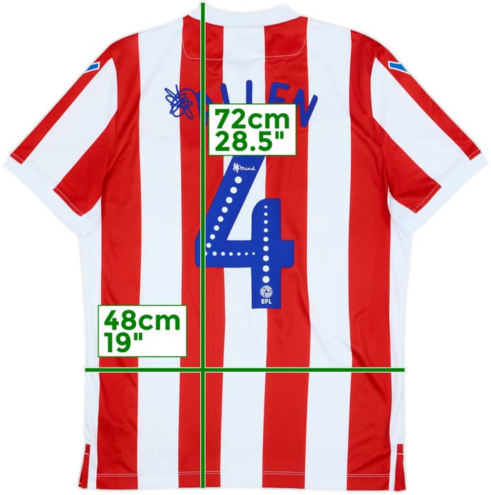 2018-19 Stoke City Home Shirt Allen #4 - 9/10 - (S)
