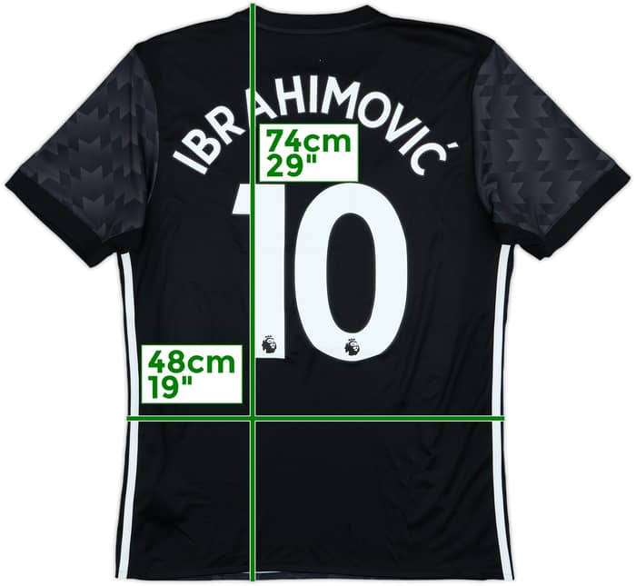 2017-18 Manchester United Away Shirt Ibrahimovic #10 - 8/10 - (M)