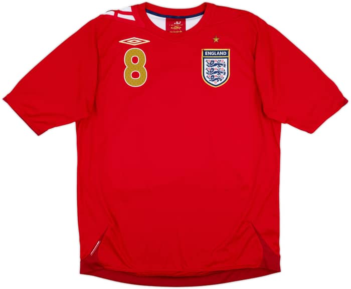 2006-08 England Away Shirt Lampard #8 - 6/10 - (L)