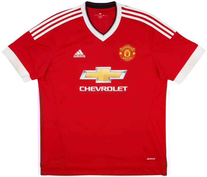 2015-16 Manchester United Home Shirt Memphis #7 - 8/10 - (XL)