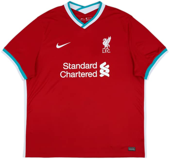 2020-21 Liverpool Home Shirt Virgil #4 - 6/10 - (XXL)