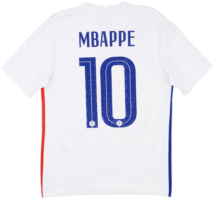 2020-21 France Away Shirt Mbappe #10 - 9/10 - (S)