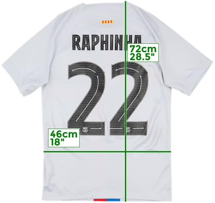 2022-23 Barcelona Third Shirt Raphinha #22 - 8/10 - (S)