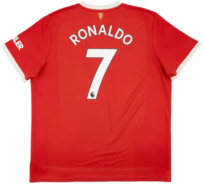 2021-22 Manchester United Home Shirt Ronaldo #7 - 6/10 - (XXL)
