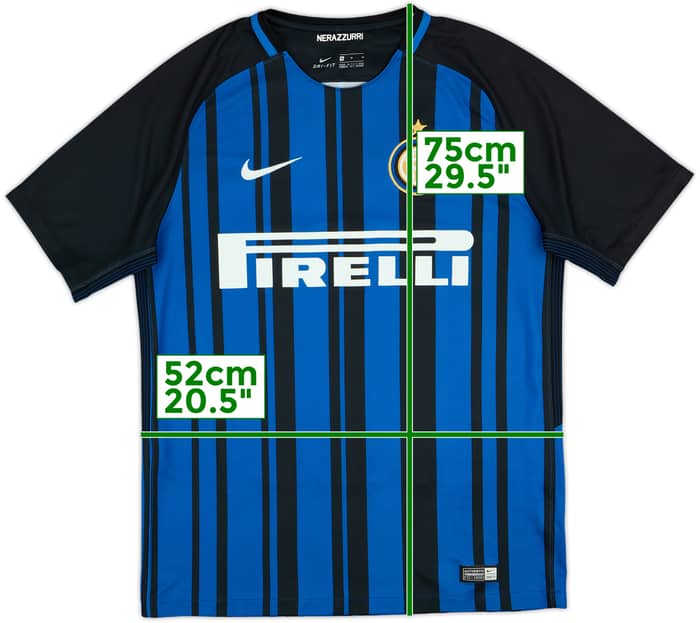 2017-18 Inter Milan Home Shirt - 9/10 - (M)