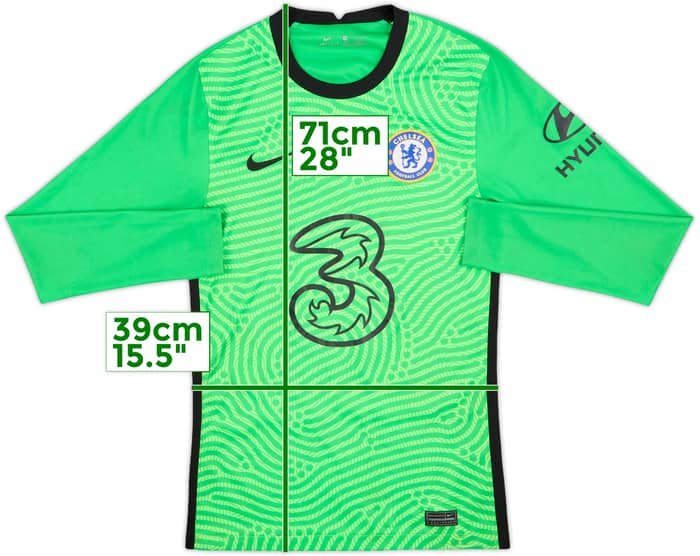2020-21 Chelsea GK Shirt - 8/10 - (XS)