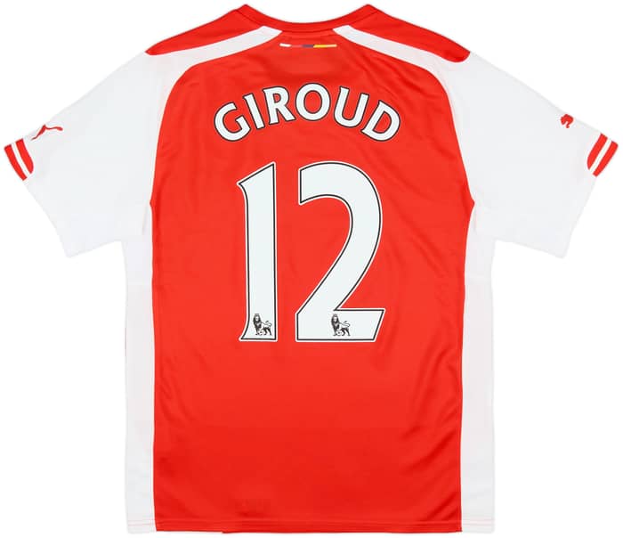 2014-15 Arsenal Home Shirt Giroud #12 - 8/10 - (S)