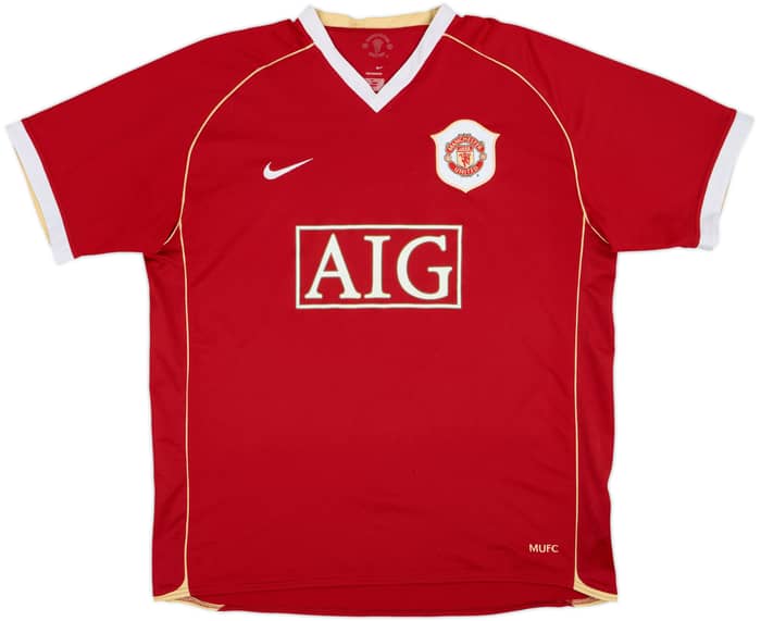 2006-07 Manchester United Home Shirt Rooney #8 - 8/10 - (XL)
